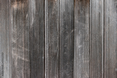 Old wooden planks background texture.Vertical boards