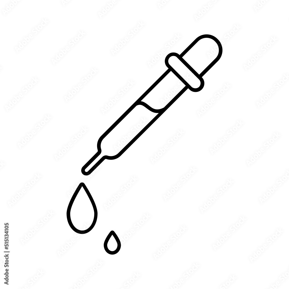Black line icon for Drop Black line icon for Drop