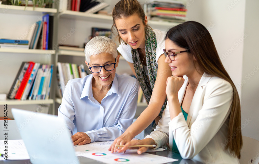 Group of business people working together in software development and designer office Group of business people working together in software development and designer office