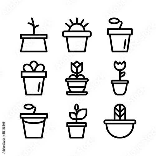 Wallpaper Mural Flower pot icon or logo isolated sign symbol vector illustration - high quality black style vector icons
 Torontodigital.ca