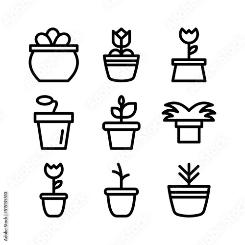 Wallpaper Mural Flower pot icon or logo isolated sign symbol vector illustration - high quality black style vector icons
 Torontodigital.ca