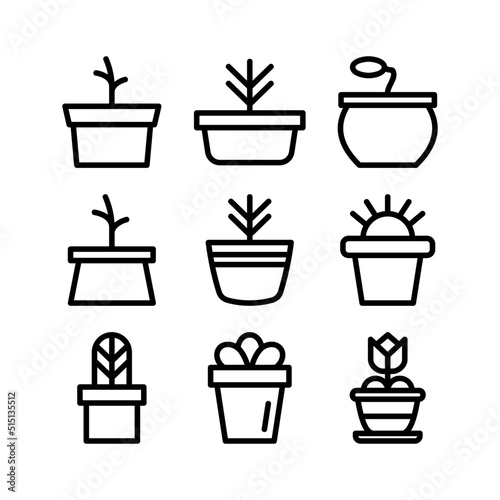 Wallpaper Mural Flower pot icon or logo isolated sign symbol vector illustration - high quality black style vector icons
 Torontodigital.ca