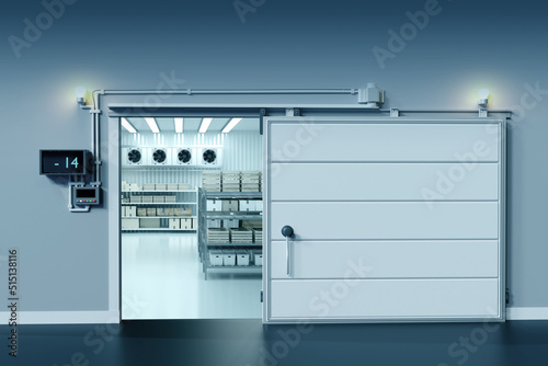 Refrigeration chamber for food storage..