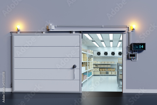 Refrigeration chamber for food storage..