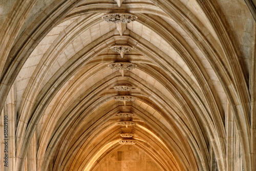 The Royal Cloister or King John I in Batalha monastery, Portugal