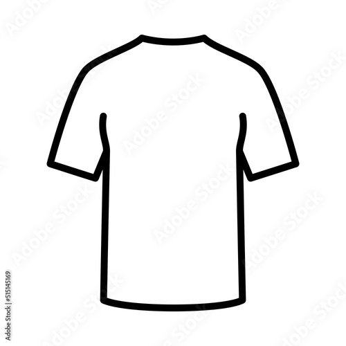 Black line icon for Pullover