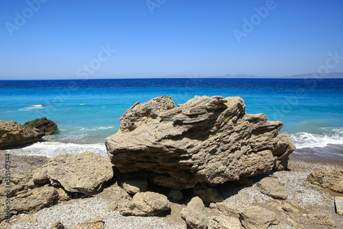 Promenade in the Town Rhodes  Greece