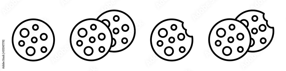 Biscuit icon. Cookies icon, vector illustration Biscuit icon. Cookies icon, vector illustration