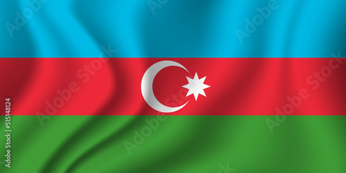 Free Download Flag of Azerbaijan. Azerbaijani national symbol in official colors. Template icon. Abstract vector background - GFXLoad