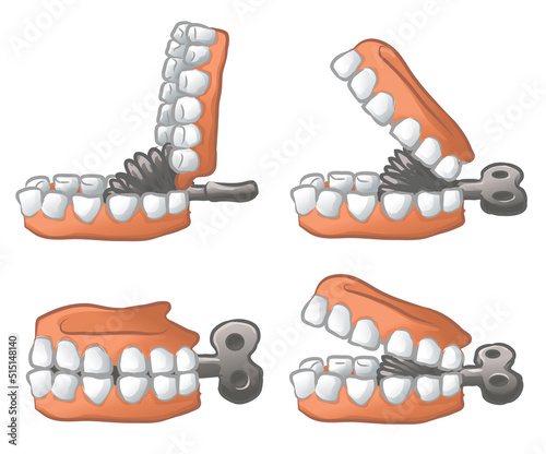 Chattering Teeth Cartoon