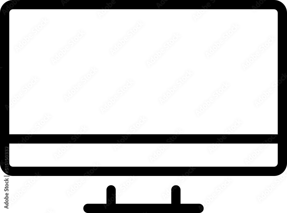 Monitor outline icon Monitor outline icon
