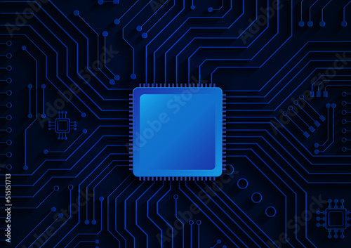 technology background with hi-tech digital data
