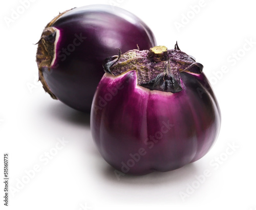 violetta di Firenze, Italian round purple eggplant photo