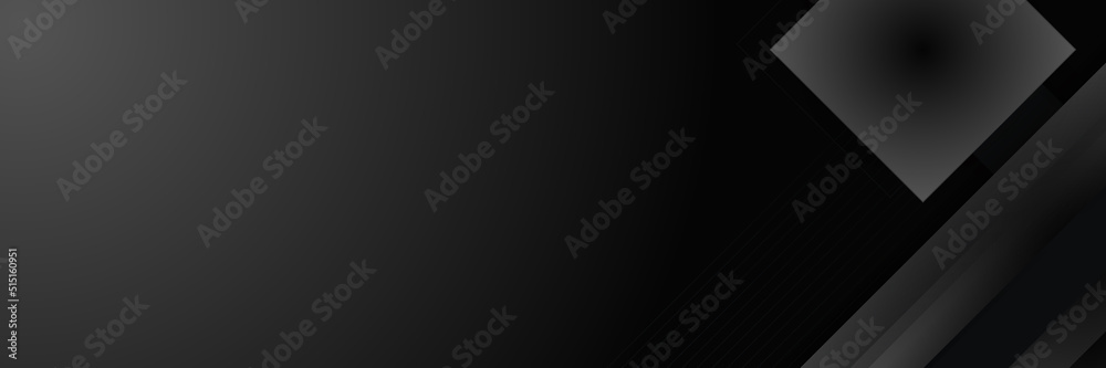 Abstract black banner. Designed for background, wallpaper, poster, brochure, card, web, presentation, social media, ads. Vector illustration design template. Abstract black banner. Designed for background, wallpaper, poster, brochure, card, web, presentation, social media, ads. Vector illustration design template.