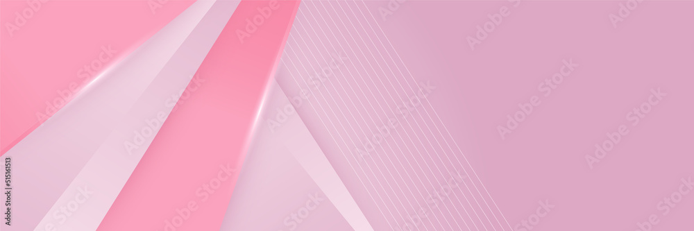 Abstract pink banner. Designed for background, wallpaper, poster, brochure, card, web, presentation, social media, ads. Vector illustration design template.