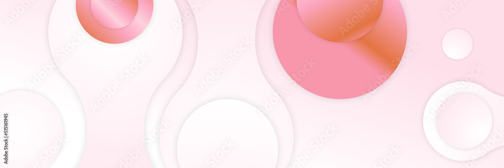 Abstract pink banner. Designed for background, wallpaper, poster, brochure, card, web, presentation, social media, ads. Vector illustration design template.