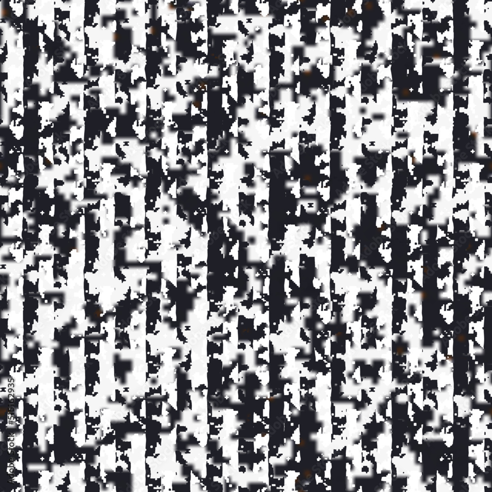 Monochrome Glitch Effect Textured Striped Pattern Monochrome Glitch Effect Textured Striped Pattern