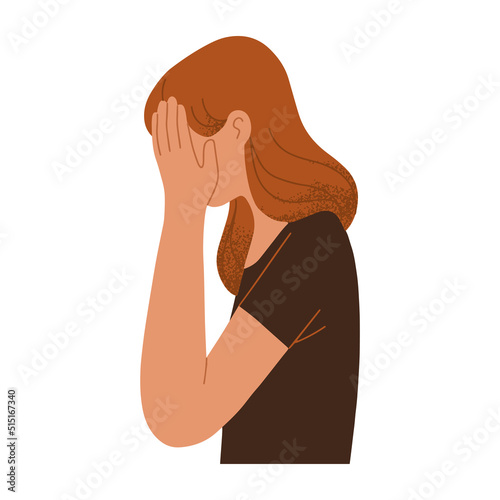 Frustation Stress Depressed Anxiety Girl