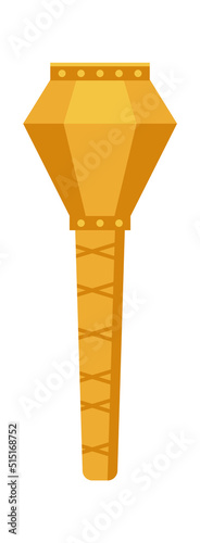 Medieval mace. Vector cartoon illustration