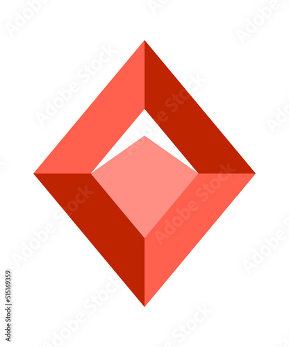 Gemstone Diamond icon. Vector illustration