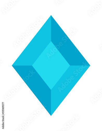 Gemstone Diamond icon. Vector illustration