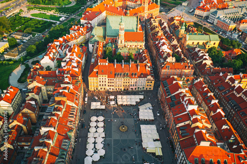 Market square in Warsaw