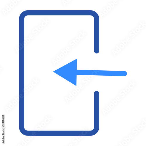 Exit, import, login icon