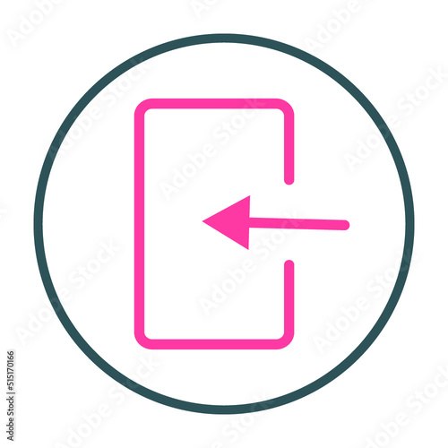 signin login file share import export, modern simple flat design concept vector for app web banner button ui ux interface elements isolated on white background
