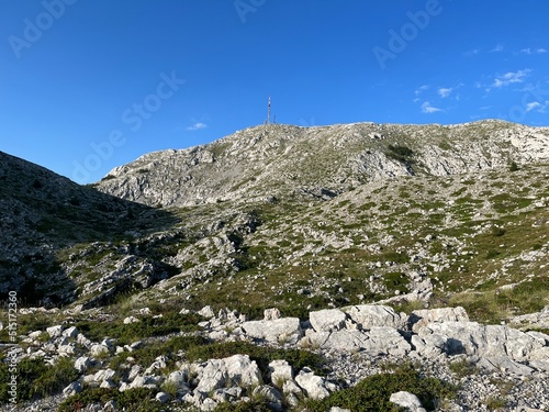 Sveti Jure - highest peak of Biokovo mountain in Croatia photo