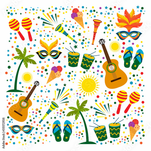 Brazilian Carnival icon pack