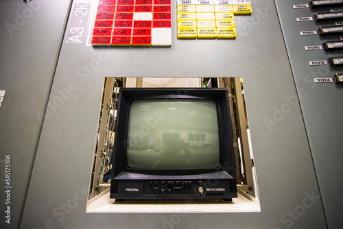 Vilnius Lithuania 2022-07-05
Control room of a russian nuclear power generation plant photo