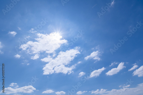 Panoramic view of clear blue sky and clouds  clouds with background. 