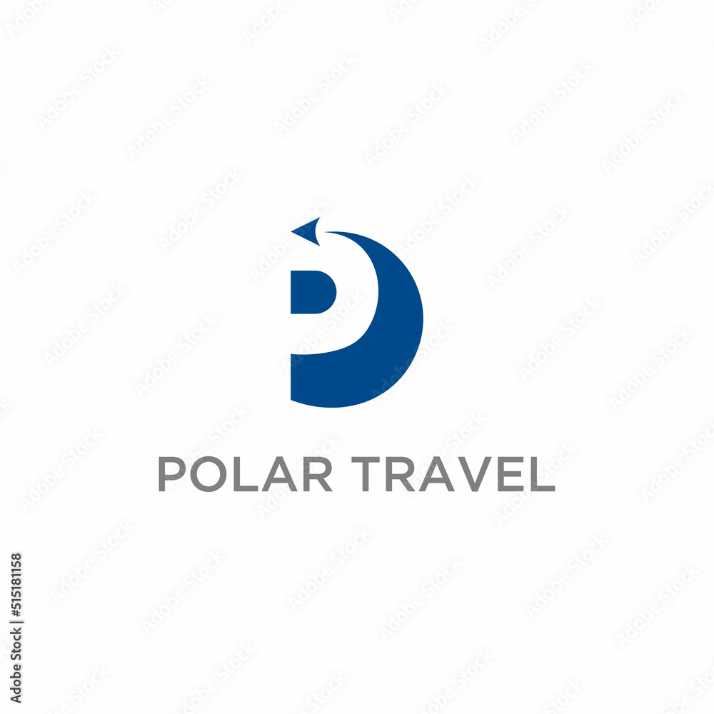 travel logo initial p premium vector travel logo initial p premium vector