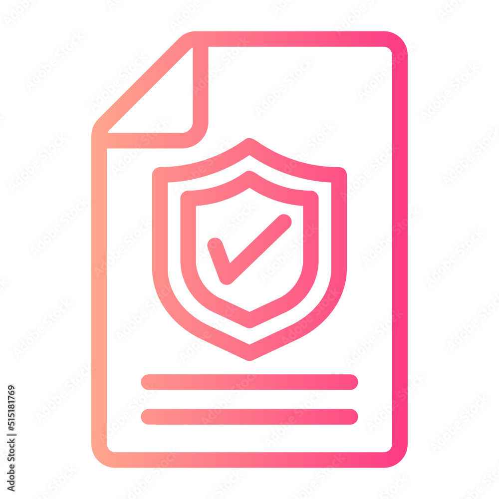 insurance gradient icon