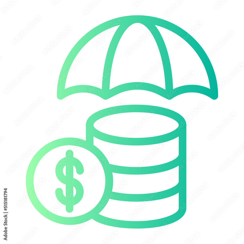insurance gradient icon insurance gradient icon