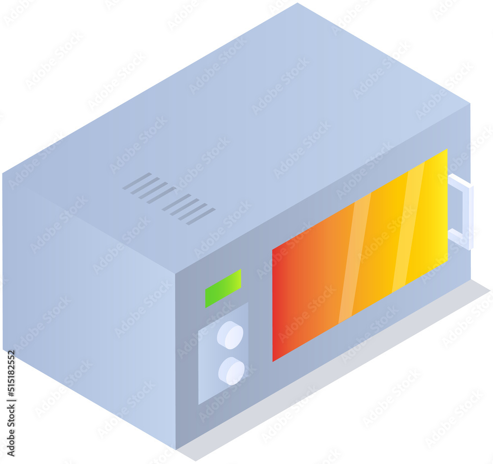 Electric microwave, cooking equipment. Microwave oven, culinary device for home and kitchen. Appliance for heating ingredients of dish. Kitchen utensil, tool, kitchenware for food preparation Electric microwave, cooking equipment. Microwave oven, culinary device for home and kitchen. Appliance for heating ingredients of dish. Kitchen utensil, tool, kitchenware for food preparation