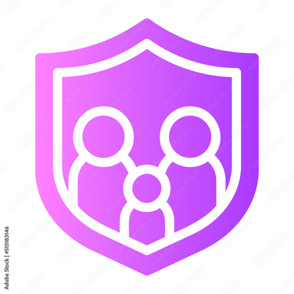 family gradient icon family gradient icon