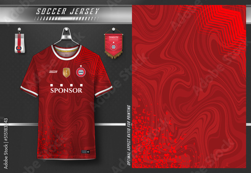 Soccer jersey design for sublimation, sport t shirt design