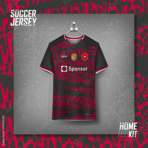 Soccer jersey design for sublimation, sport t shirt design