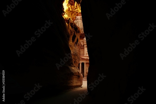 Siq of Petra photo
