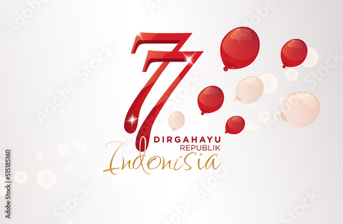 indonesia independence day 17 august elegant background design