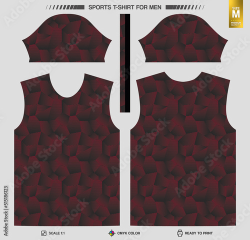 Ready to print sports t-shirt