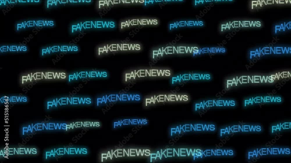 Fake News Kinetic Animated Text Fake News Kinetic Animated Text