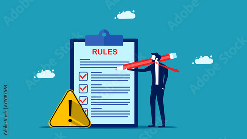 Rules and guidelines. Legal conditions of the organization. Write a draft corporate policy vector