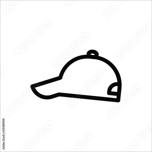 hat icon or logo isolated sign symbol vector illustration