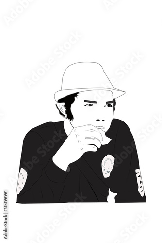 a man is sitting relaxed while snacking crackers