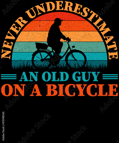 never underestimate an old guy on a bicycle