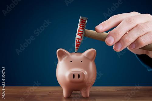 Inflation destroys savings concept