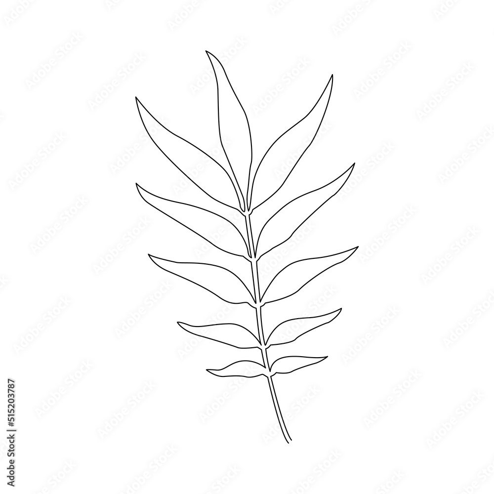 Leaf icon with hand drawn lines. Vector. Leaf icon with hand drawn lines. Vector.