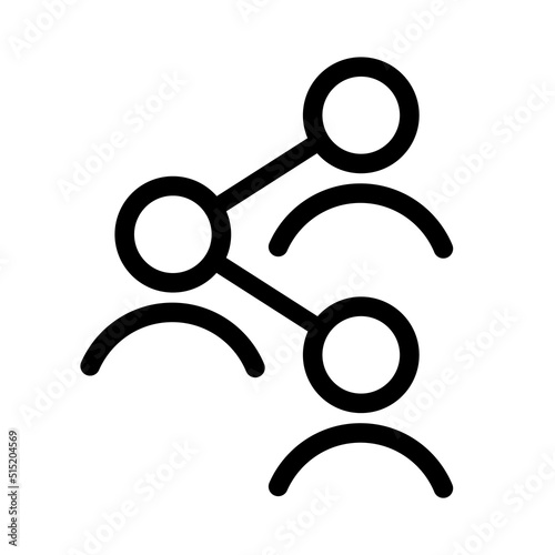 Share sharing icon vector person people connecting social symbol
